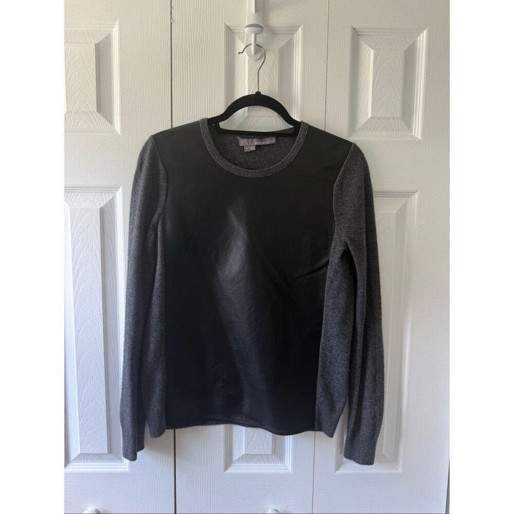 360 Sweater Small Cashmere Leather Sweater